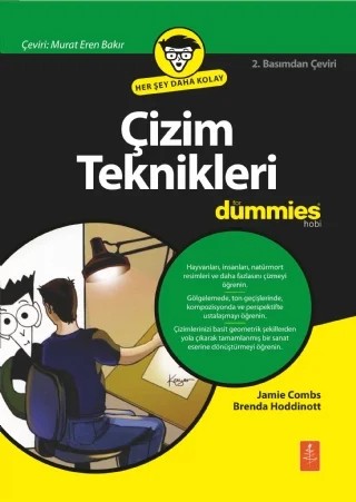 Çizim Teknikleri for Dummies - Drawing for Dummies – Jamie Combs - Brenda Hoddinott – Dummies kitap kapağı