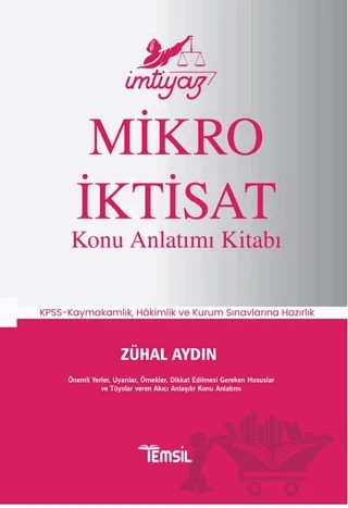 İktisat Konu Anlatımı Kitabı – Zühal Aydın – Temsil Kitap kitap kapağı