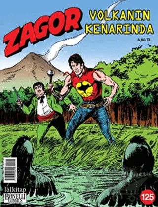 Zagor Sayı: 125 Volkanın Kenarında – Lal Kitap kitap kapağı