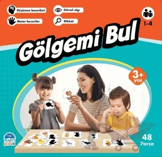 Gölgemi Bul - Eğitici Yapboz – Kolektif – Martı Çocuk Yayınları kitap kapağı