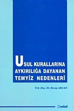 Usul Kurallarına Aykırılığa Dayanan Temyiz Nedenleri – Recep Akcan – Nobel Yayın kitap kapağı