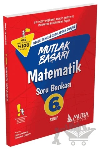 6. Sınıf Matematik Soru Bankası – Uğur Akhan, Mahmut Oktay – Muba Yayınları kitap kapağı