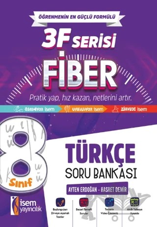 8. Sınıf Türkçe Soru Bankası – Ayten Erdoğan, Hasret Demir – İSEM Yayıncılık kitap kapağı