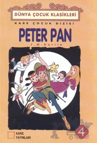 Peter Pan – James Matthew Barrie – Kare Yayınları kitap kapağı