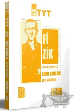 TYT Fizik Video Çözümlü Soru Bankası – Barış Akıncıoğlu – Benim Hocam Yayınları kitap kapağı