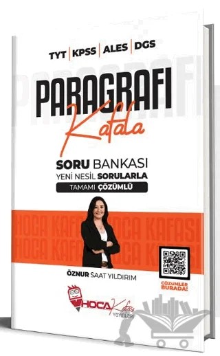 2024 KPSS TYT ALES DGS Paragrafı Kafala Soru Bankası Çözümlü – Öznur Saat Yıldırım – Hoca Kafası Yayınları kitap kapağı