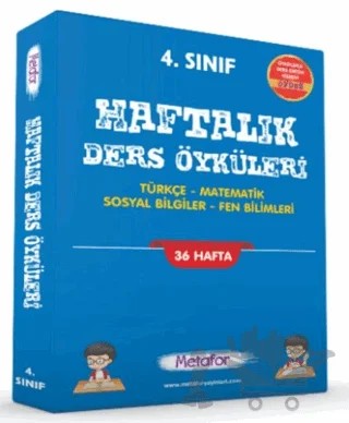 4. Sınıf Haftalık Ders Öyküleri 36 Föy (HDÖ) – Kolektif – Metafor Yayınları kitap kapağı