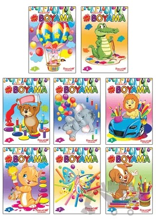 Süper Boyama (8 Kitap Takım) – Kolektif – Yumurcak Yayınları kitap kapağı