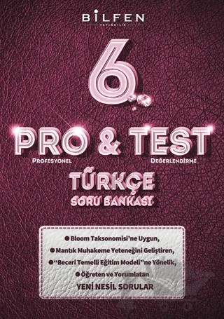 6. Sınıf Türkçe ProTest Soru Bankası – Kolektif – Bilfen Yayıncılık kitap kapağı