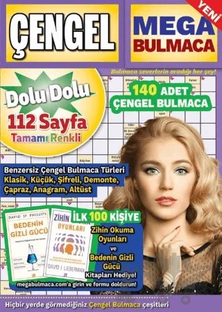 Mega Çengel Bulmaca 20 – Bertan Kodamanoğlu – Maxi Yayıncılık kitap kapağı
