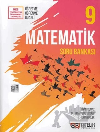 9. Sınıf Matematik Soru Bankası – Sinan Yılmaz, Sefa Yıldız Uğurlu, Ertan Güler – Nitelik Yayınları - Bayilik kitap kapağı