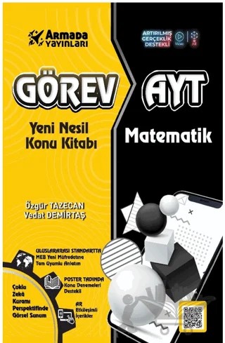 Görev AYT Matematik Yeni Nesil Konu Kitabı – Vedat Demirtaş, Özgür Tazecan – Armada Yayınları kitap kapağı
