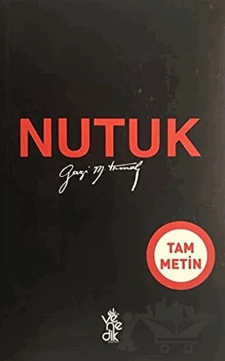 Nutuk (Tam Metin) – Mustafa Kemal Atatürk – Venedik Yayınları kitap kapağı