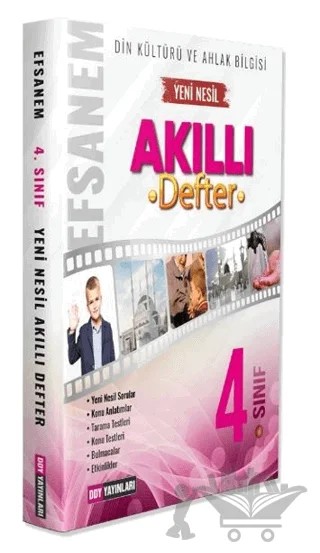 4. Sınıf Din Kültürü Ve Ahlak Bilgisi Efsanem Akıllı Defter 2022 - – Kolektif – DDY Yayınları kitap kapağı