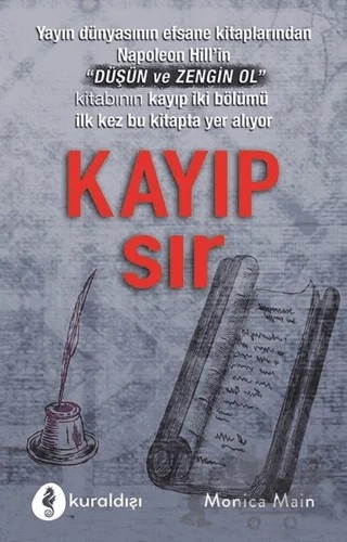 Kayıp Sır – Monica Main – Kuraldışı Yayınevi kitap kapağı