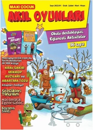 Maxi Çocuk Akıl Oyunları 7 – Kolektif – Maxi Yayıncılık kitap kapağı