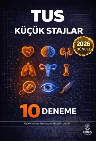 TUS Küçük Stajlar 10 Deneme – Kolektif – Güneş Kitabevleri Yayınları kitap kapağı