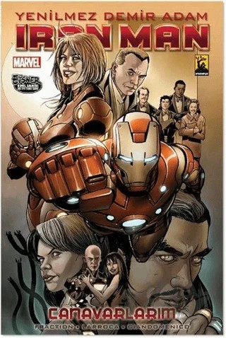 İron Man - Yenilmez Demir Adam Cilt: 7 Canavarlarım – Matt Fraction – Arka Bahçe Yayıncılık kitap kapağı