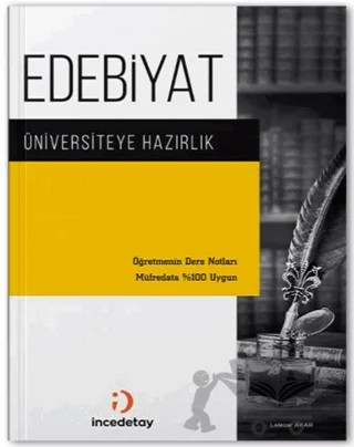 YKS Edebiyat Ders Notları El Kitabı – Lalezar Akar – İncedetay Yayıncılık kitap kapağı