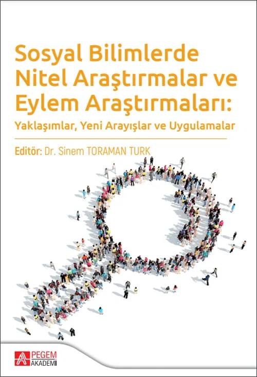 Sosyal Bilimlerde Nitel Araştırmalar ve Eylem Araştırmaları – Pegem Akademi Yayıncılık kitap kapağı