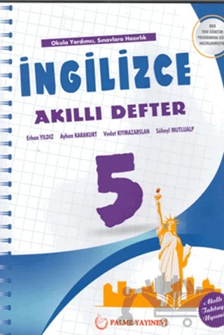 Palme 5. Sınıf İngilizce Akıllı Defter – Kolektif – Palme Yayınları kitap kapağı