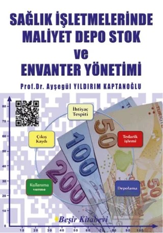 Sağlık İşletmelerinde Maliyet Depo Stok ve Envanter Yönetimi – Ayşegül Yıldırım Kaptanoğlu – Beşir Kitabevi kitap kapağı