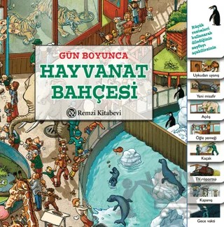 Gün Boyunca Hayvanat Bahçesi – Kolektif – Remzi Kitabevi kitap kapağı