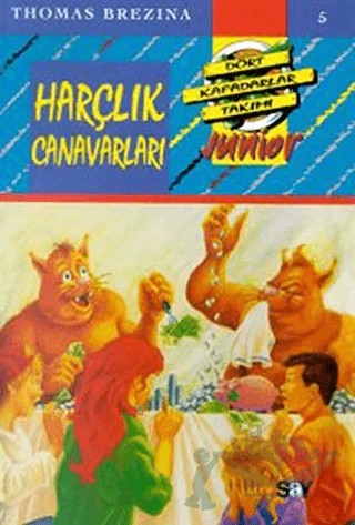 Harçlık Canavarları Dört Kafadarlar Takımı Junior 5 – Thomas Brezina – Say Çocuk kitap kapağı