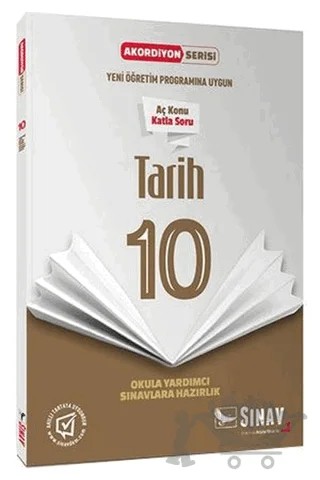 10. Sınıf Tarih Akordiyon Serisi – Kolektif – Sınav Yayınları kitap kapağı