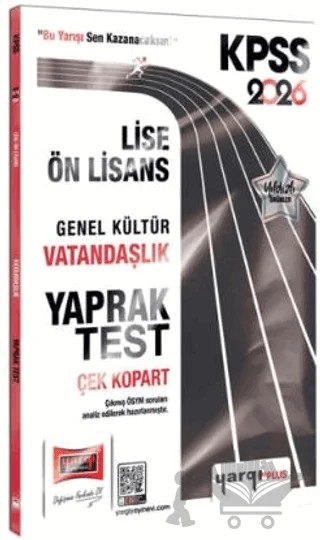 2026 KPSS Lise-Ön Lisans Genel Kültür Vatandaşlık Çek Kopart Yaprak Test – Kollektif – Yargı Yayınevi kitap kapağı