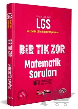 LGS Bir Tık Zor Matematik Soruları – Kolektif – Data Yayınları kitap kapağı