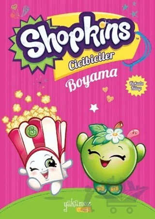 Shopkins Cicibiciler Boyama - Pembe Kitap 1 – Kolektif – Yakamoz Yayınevi kitap kapağı