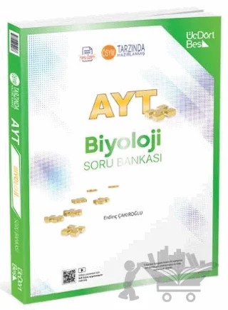 2025 AYT Biyoloji Konu Özetli Soru Bankası – Erdinç Çakıroğlu – Üç Dört Beş Yayınları kitap kapağı