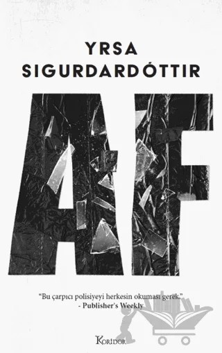 Af – Yrsa Sigurdardottir – Koridor Yayıncılık kitap kapağı