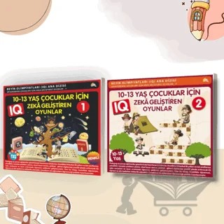 10-13 Yaş Çocuklar için Zeka Geliştiren Oyunlar (2 Kitap) – Bahar Çelik – Ekinoks Yayın Grubu kitap kapağı