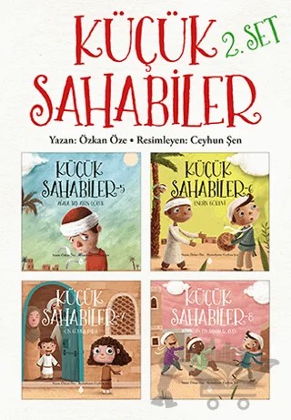 Küçük Sahabiler Seti 2 (4 Kitap Takım) – Özkan Öze – Uğurböceği Yayınları kitap kapağı