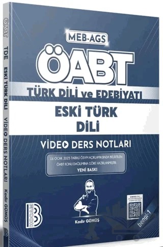 ÖABT Türk Dili ve Edebiyatı Eski Türk Dili Video Ders Notları Bengi 1 – Kadir Gümüş – Benim Hocam Yayınları kitap kapağı