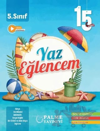 5. Sınıf 15 Günde Yaz Eğlencem – Kolektif – Palme Yayınları kitap kapağı