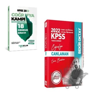 2022 Hangi KPSS Coğrafya Soru Bankası - Yediiklim Coğrafya Kampı 18 Deneme Set – Kolektif – Hangi KPSS Yayınları kitap kapağı