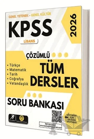 KPSS Lisans Tüm Dersler Çözümlü Soru Bankası – Kolektif – Tasarı Eğitim Yayınları kitap kapağı