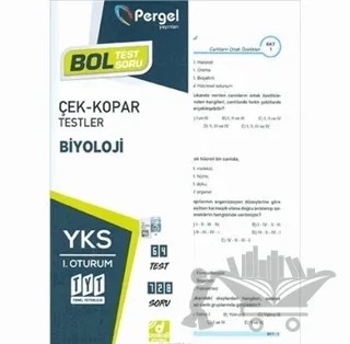 TYT Temel Biyoloji Çek Kopar Testler – Kolektif – Pergel Yayınları kitap kapağı