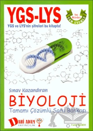 YGS-LYS Biyoloji Konu Özetli Öğreten Soru Bankası – Fatih Demir – Dahi Adam Yayıncılık kitap kapağı