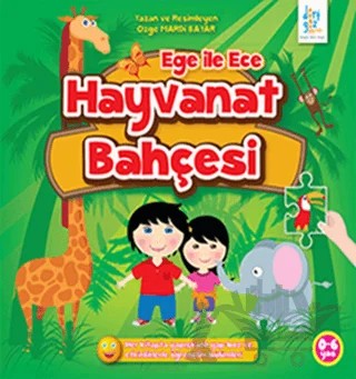 Ege ile Ece - Hayvanat Bahçesi – Özge Mardi Bayar – Dörtgöz Yayınları kitap kapağı