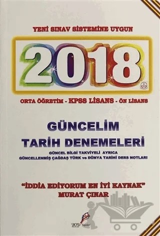 2018 Güncelim Tarih Denemeleri – Murat Çınar – Boy Yayınları kitap kapağı