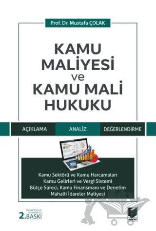 Kamu Maliyesi ve Kamu Mali Hukuku – Mustafa Çolak – Adalet Yayınevi kitap kapağı