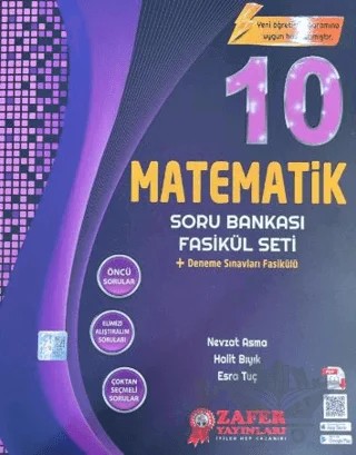 10. Sınıf Matematik Soru Bankası Fasikül Seti – Nevzat Asma, Halit Bıyık, Esra Tuç – Zafer Yayınları kitap kapağı