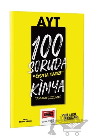 Yargı Yayınları 2023 100 Soruda ÖSYM Tarzı AYT Kimya Tamamı Çözümlü Soru Bankası – Sevtap Hemek – Yargı Yayınevi kitap kapağı