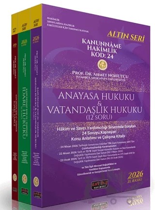 2026 Kanunname Hakimlik Kod:24 Konu Anlatımı – Ahmet Nohutçu – Savaş Yayınevi kitap kapağı