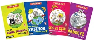 Popüler Fen Seti (4 Kitap Takım) – Sibel Çelik – Timaş Çocuk kitap kapağı
