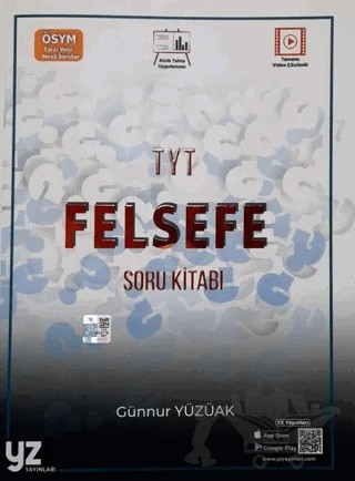 TYT Felsefe Soru Kitabı – Kolektif – YZ Yayınları kitap kapağı